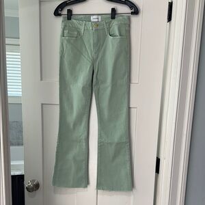 Frame Mint Le Crop Mini Boot size 25 Like New